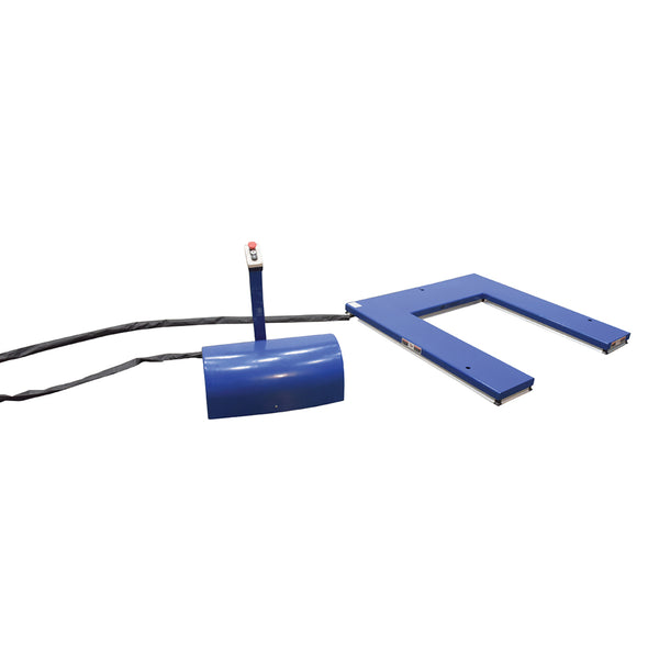 Vestil Steel U Type Electric Lift Table 2000 Lb. Capacity Blue - EHU-2
