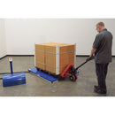 Vestil Steel U Type Electric Lift Table 2000 Lb. Capacity Blue - EHU-2