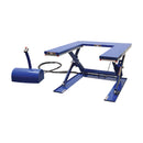 Vestil Steel U Type Electric Lift Table 3000 Lb. Capacity Blue - EHU-3