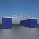 W36'xL40'xH4' Steel Shipping Container Roof Kit - Serenity Provision