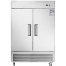 54"W Commercial Refrigerator 42 cu. ft. 2 Solid Door Reach-In Refrigerator