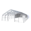 W60'xL120'xH27' Double Truss Storage Shelter, Reinforced Series - Serenity Provision
