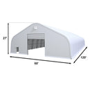 W60'xL120'xH27' Double Truss Storage Shelter, Reinforced Series - Serenity Provision