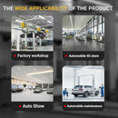 KT-AS110D 11,000 Lbs Asymmetrical 2 Post Car Lift - Serenity Provision